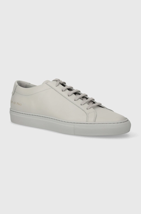 AAPE leather sneakers Original Achilles Low gray color 1528