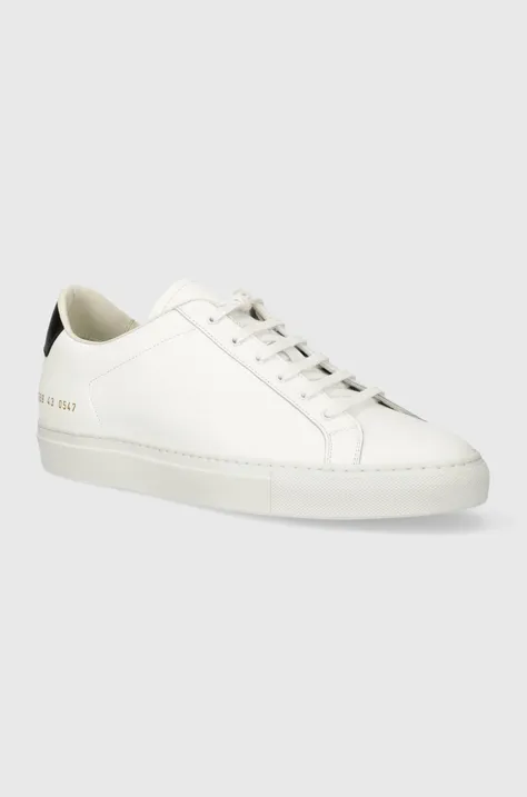Δερμάτινα αθλητικά παπούτσια Common Projects Retro Classic χρώμα: άσπρο, 2389