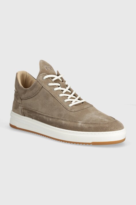 Semišové tenisky Filling Pieces Low Top Ripple Suede béžová barva, 25122799988