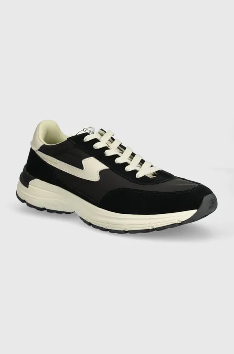 Stepney Workers Club sneakers Osier S-Strike Suede Mix culoarea negru, YP02015