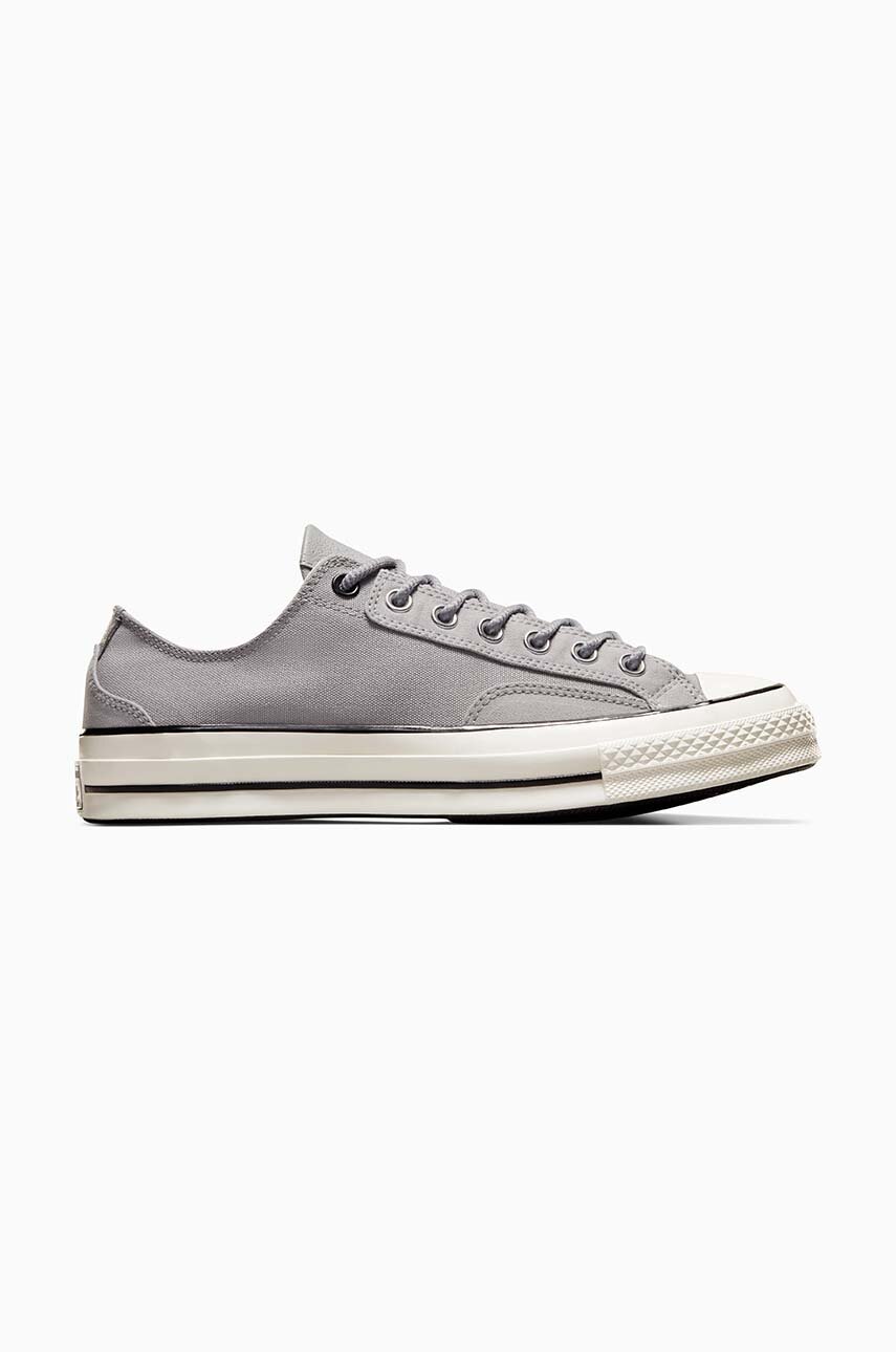 Tenisky Converse Chuck 70 OX Totally pánské, šedá barva, A08763C