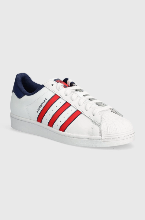 Usnjene superge adidas Originals bela barva, IG4318