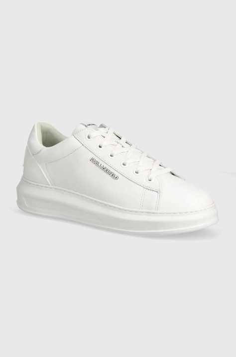 Karl Lagerfeld sneakers din piele KAPRI MENS culoarea alb, KL52577