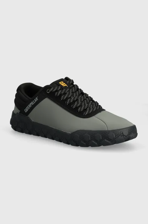 Шкіряні кросівки Caterpillar HEX + колір сірий P111534