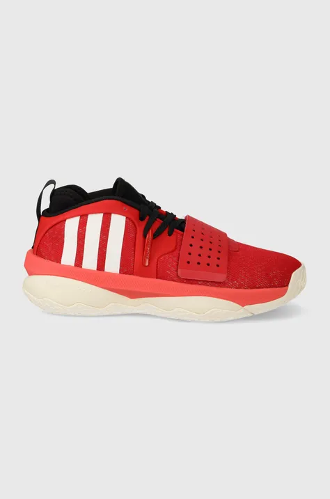 Basketbalové topánky adidas Performance Dame 8 Extply červená farba, IF1506