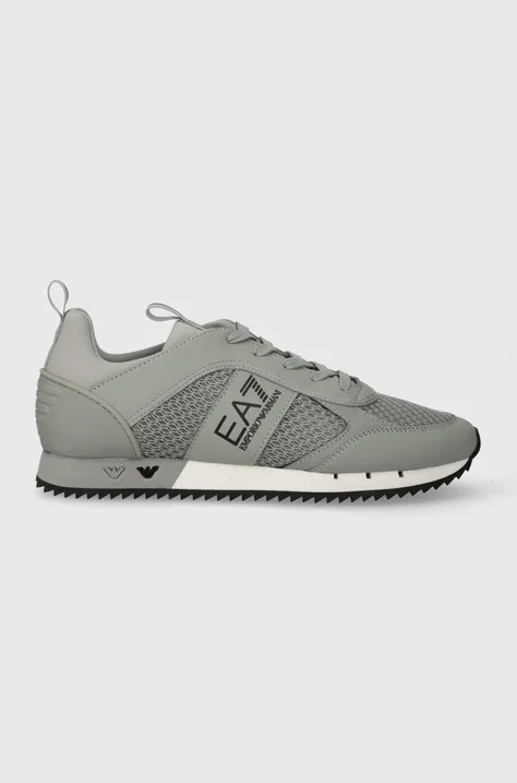Sneakers boty EA7 Emporio Armani šedá barva