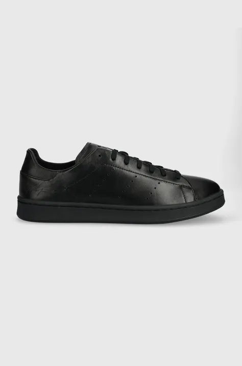 Kožené sneakers boty Y-3 Stan Smith černá barva, IG4036