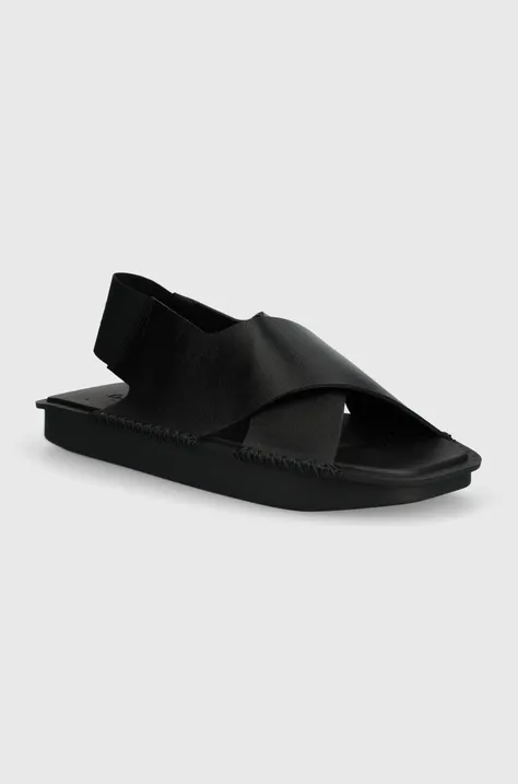 Y-3 sandale de piele culoarea negru, IG4052