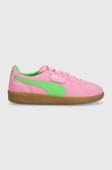 Σουέτ αθλητικά παπούτσια Puma Palermo Special χρώμα: ροζ, 397549