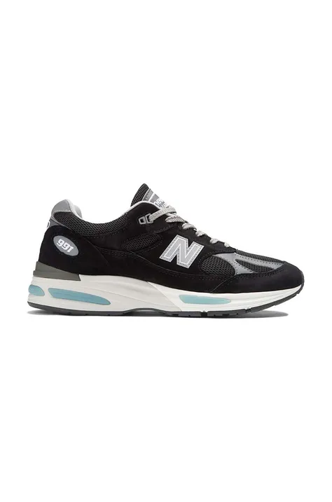 Sneakers boty New Balance Made in UK tmavomodrá barva, U991BK2