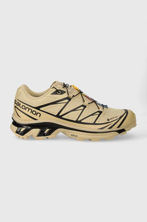 Salomon shoes XT-6 Gore-Tex beige color L47445500
