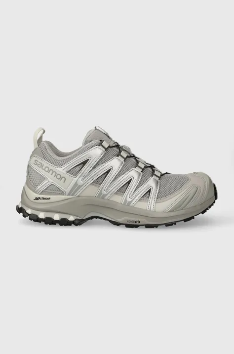 x Salomon breathable lace-up sneakers в сребристо L41617500