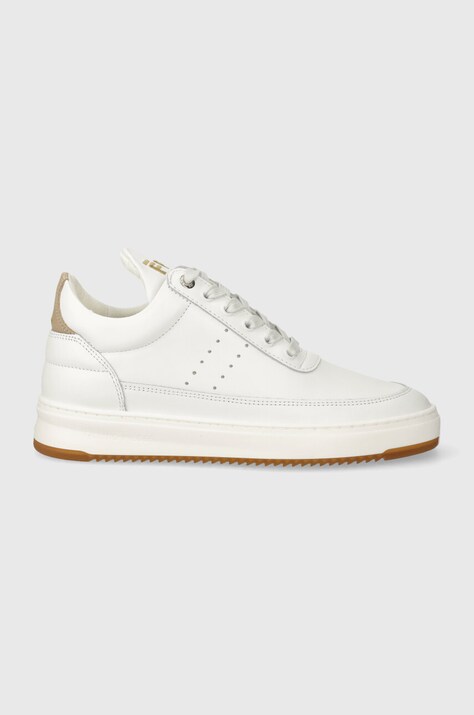 Filling Pieces sneakers din piele Low top Bianco culoarea alb, 10127791921