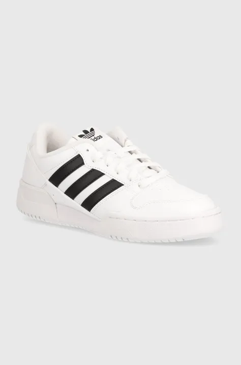 Kožené sneakers boty adidas Originals Team Court 2 STR bílá barva, ID6631