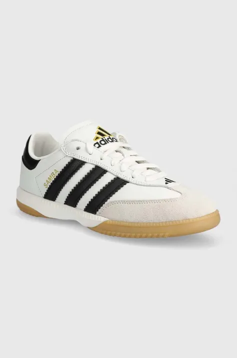 Δερμάτινα αθλητικά παπούτσια adidas Originals Samba MN χρώμα: άσπρο, IF1953
