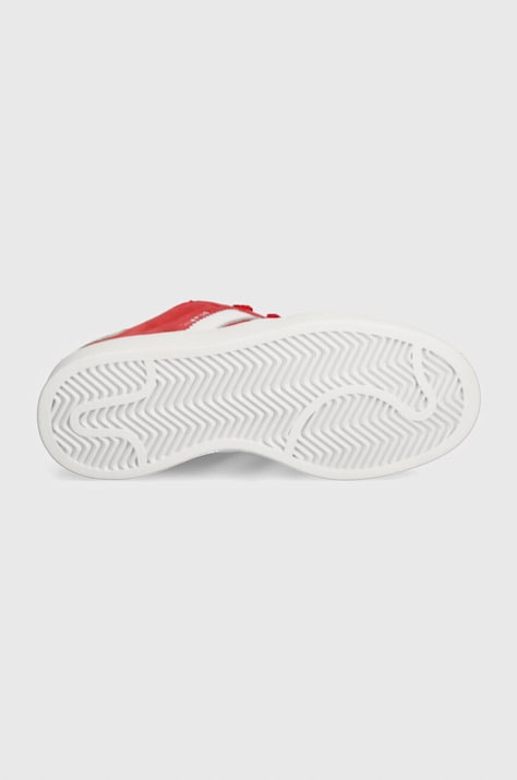Шкіряні кросівки adidas Originals Campus 00s J — SS24-OBU095, червоний — фото 5