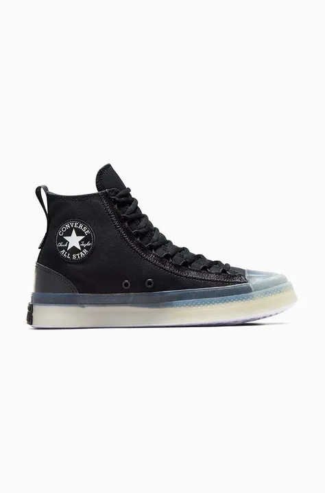 Πάνινα παπούτσια Converse Chuck Taylor All Star CX EXP2 HI χρώμα: μαύρο, A07199C