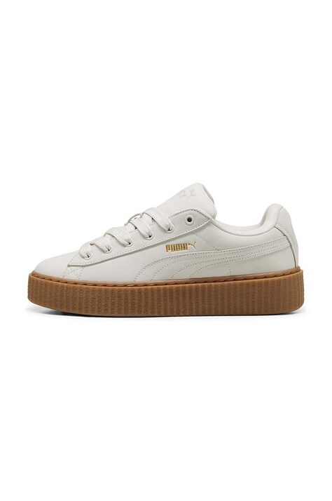 Маратонки от набук Puma Fenty x Puma Creeper Phatty Nubuck в бежово 396813