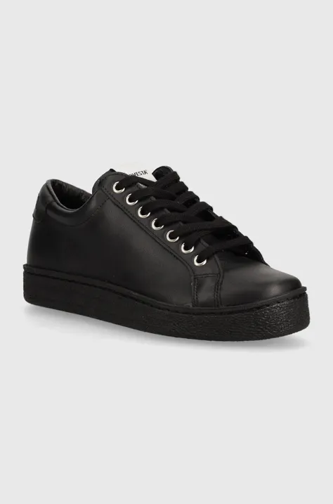 Kožené sneakers boty Novesta ITOH černá barva, N754004.01Y01Y615