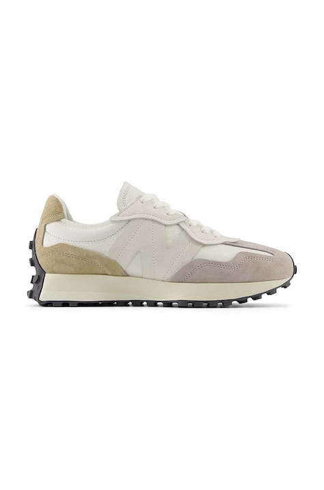 Kožené tenisky New Balance U327WGA béžová barva, U327WGA