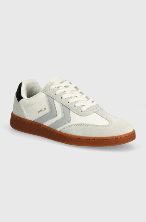 Kožené sneakers boty Hummel VM78 CPH ML šedá barva, 225072