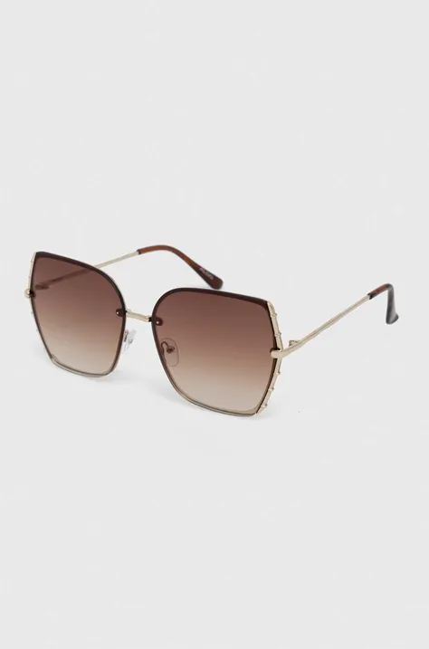 Aldo okulary przeciwsłoneczne LENSWORTH damskie kolor brązowy LENSWORTH.200