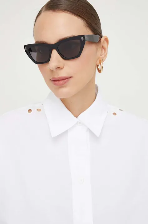 Солнцезащитные очки Kurt Geiger London женские цвет чёрный