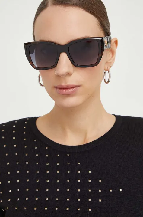 Сонцезахисні окуляри Kurt Geiger London жіночі колір коричневий