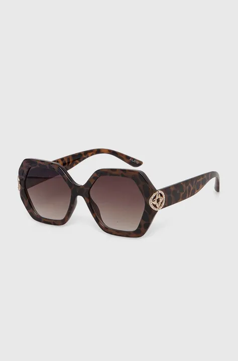 Сонцезахисні окуляри Aldo AUTHIE жіночі колір коричневий AUTHIE.240