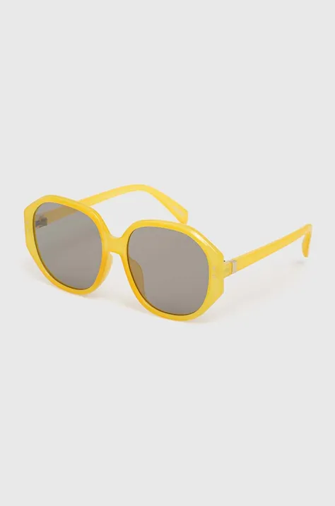 Sluneční brýle Aldo NAMI dámské, žlutá barva, NAMI.701