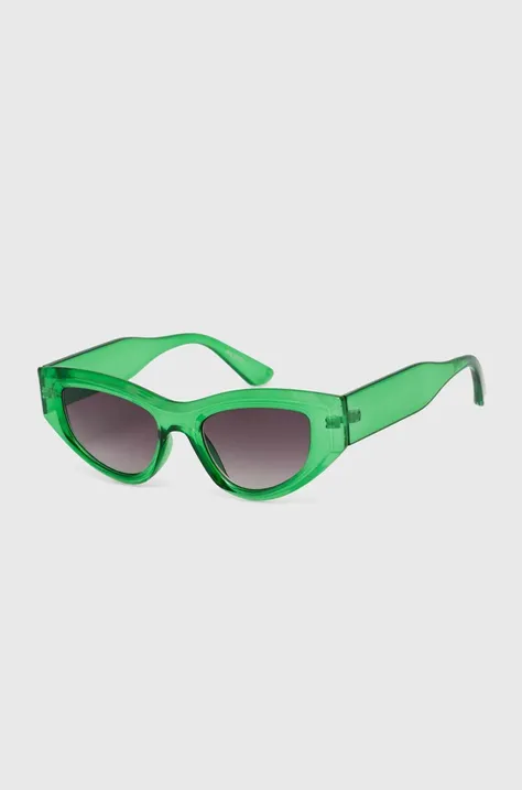 Slnečné okuliare Aldo ZARON dámske, zelená farba, ZARON.320
