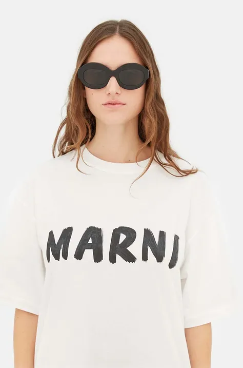Sluneční brýle Marni Ik Kil Cenote dámské, černá barva, EYMRN00023 001 4IE