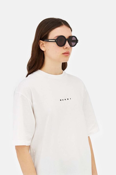 Marni okulary przeciwsłoneczne Nakagin Tower Black damskie kolor czarny EYMRN00041.001.KGI