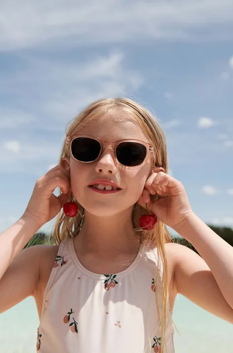 Otroška sončna očala Liewood roza barva