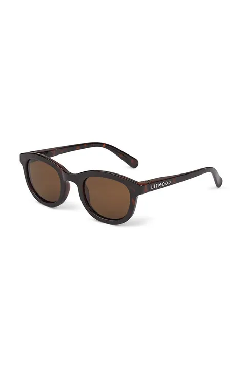 Liewood okulary przeciwsłoneczne dziecięce Ruben Sunglasses 1-3 Y kolor brązowy