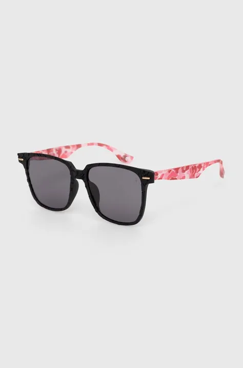 A Bathing Ape okulary przeciwsłoneczne Sunglasses 1 M męskie kolor różowy 1I20186009
