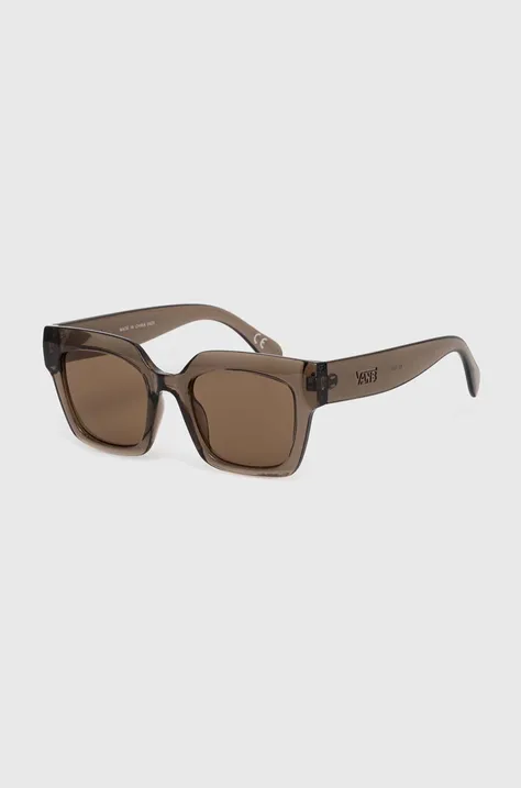 Сонцезахисні окуляри Vans колір коричневий