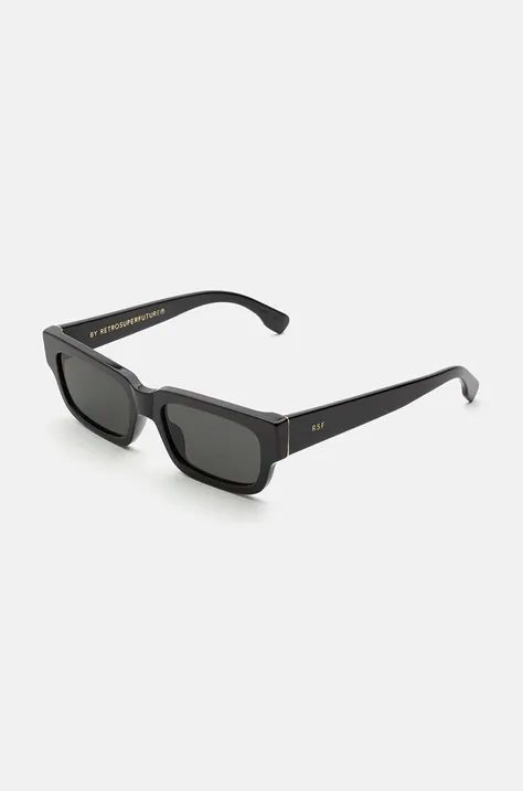 Retrosuperfuture sunglasses Roma black color ROMA.B3L