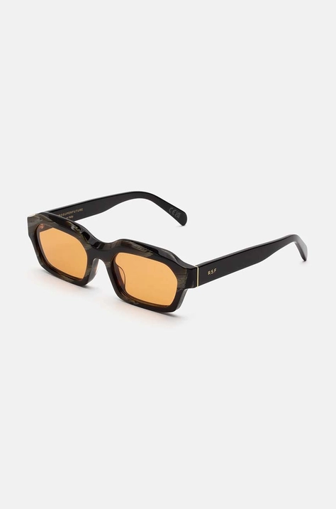 monogram square-frame sunglasses Orange black color BOLETUS.P9Y