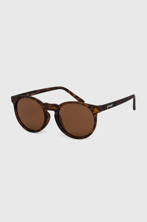 Сонцезахисні окуляри Goodr Circle Gs Nine Dollar Pour Over колір коричневий GO-540800
