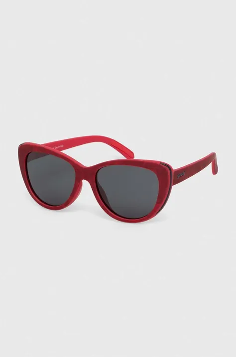 Goodr okulary przeciwsłoneczne Runways Haute Day in Hell kolor czerwony GO-841932