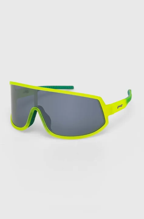 Slnečné okuliare Goodr Wrap Gs Nuclear Gnar zelená farba, GO-311020