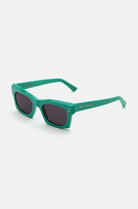 Marni okulary przeciwsłoneczne Edku kolor turkusowy EYMRN00055 003 TS0