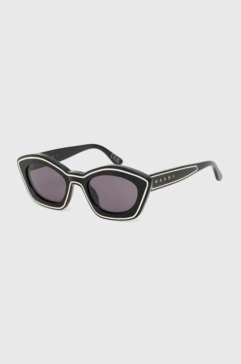 Marni okulary przeciwsłoneczne Kea Island kolor czarny EYMRN00020 001 1XT