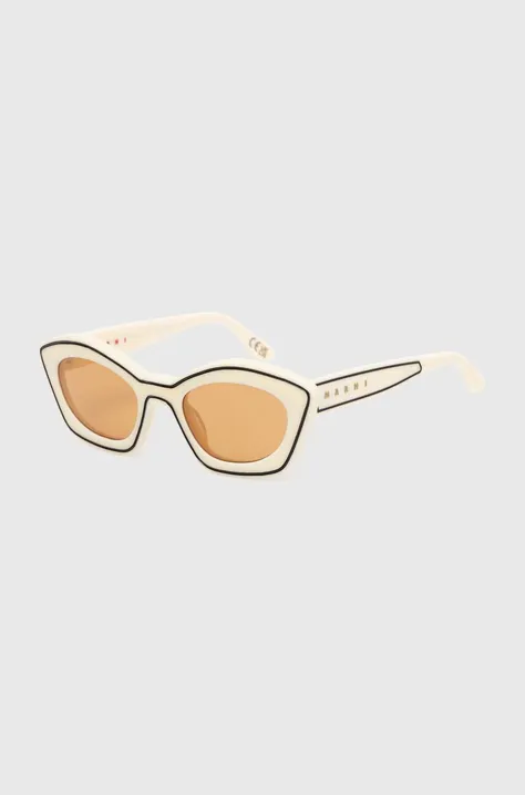 Sluneční brýle Marni Kea Island dámské, béžová barva, EYMRN00020 003 EXS