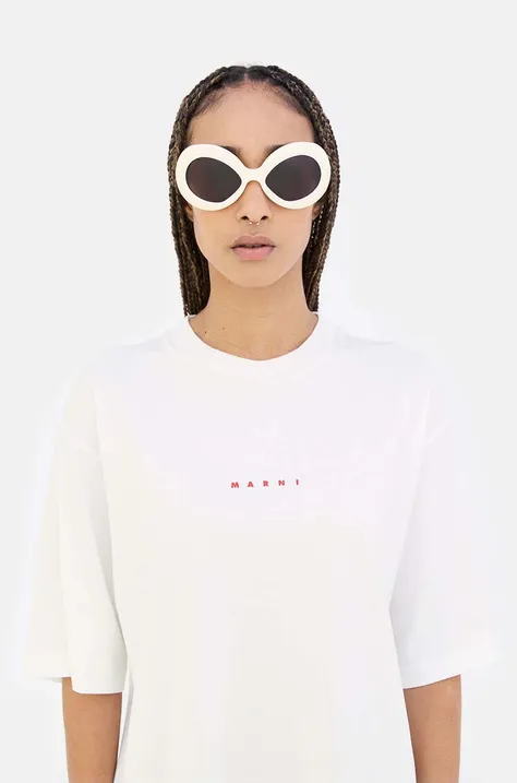 Сонцезахисні окуляри Marni Lake Of Fire жіночі колір бежевий EYMRN00068 002 71D