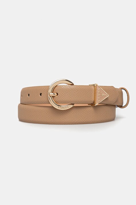 Guess curea NOELLE femei, culoarea bej, BW9071 P4125