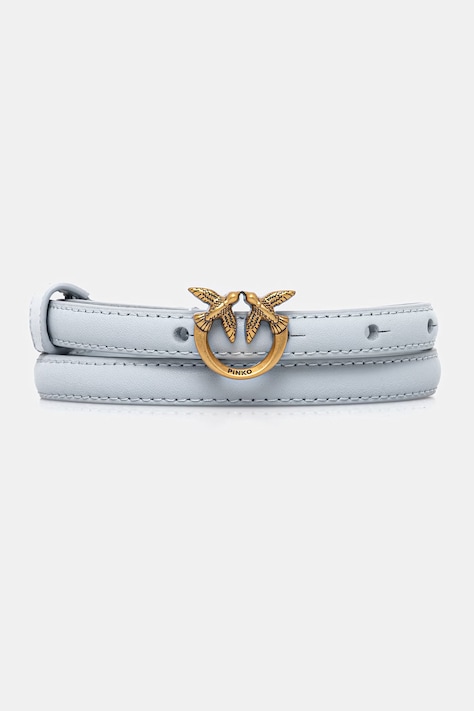 Kožený opasok Pinko béžová farba, 102148 A0F1