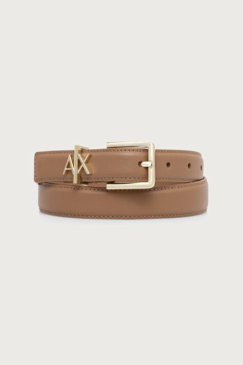Armani Exchange колан дамски от кожа бежов 941182 4R759