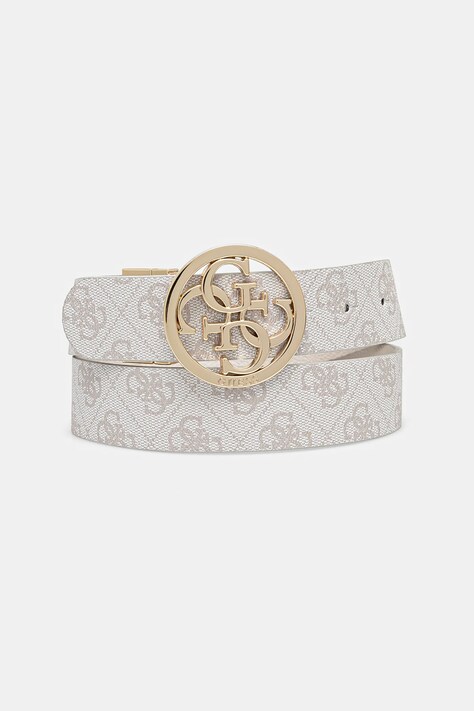 Αναστρέψιμη ζώνη Guess NOELLE χρώμα: μπεζ, BW9166 P4235